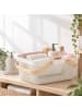 relaxdays Drahtkorb in Creme