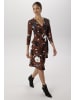 Aniston SELECTED Jerseykleid in braun-gemustert