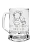 Mr. & Mrs. Panda Gravur Bierkrug Pinguin & Maus Wanderer mit Spruch in Transparent