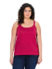 Ulla Popken Strick-Top in dunkle himbeere