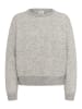 Kaffe Strickpullover KAbitzy Loose fit in Grey M./Chalk zig zag
