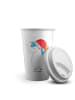 Mr. & Mrs. Panda Trinkbecher To Go Einhorn Weihnachtsmann ohne S... in Weiß