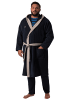 Men Plus Bademantel in navy blau
