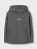 name it Hoodie NKMBRODY LS NREG SWEAT WH BRU in lava smoke