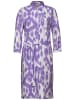 Street One Leinenkleid mit Print in Violett