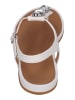 fitflop Pantoletten GRACIE ULTRA-JEWEL LEATHER T-BAR in weiß