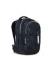 Satch Schulrucksack-Set MATCH "Midnight Jungle" 4-tlg. in Schwarz
