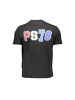 Plein Sport Schwarzes Baumwoll-T-Shirt