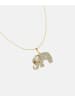Diamant L'éternel Halskette aus 585 Gelbgold
