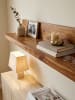 KADIMA DESIGN Wandregal Massivholz | Flexibel, Pflegeleicht, Verschiedene Größen in Braun