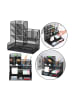 Wisam® Büro Organizer Metall Schwarz Schreibtisch Ordnung