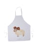 Mr. & Mrs. Panda Küchenschürze Sternzeichen Widder ohne Spruch in Weiß