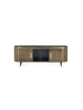 Giner y Colomer TV-Schrank aus Mangoholz und Bronze 150 cm in Gold
