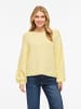 Vila Strickpullover in Pastel Yellow