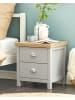 Beliani Beistelltisch CLIO in Grau/Silber/Braun - (W) 45 x (H) 49 x (L) 39 cm