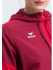 erima Squad Tracktop Jacke mit Kapuze in bordeaux/rot