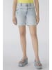 Oui Bermuda RELAXED elastische Baumwolle in blue denim