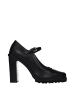 Max Mara Schwarz Leder High Absatz Pumps