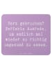 Mr. & Mrs. Panda Mousepad Spruch Liebeskummer Tröster mit Spruch in Lavendeltraum