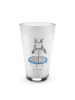 Mr. & Mrs. Panda Glas Panda Trampolin springen ohne Spruch in Transparent
