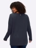 sheego Pullover in tiefblau