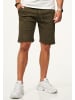 SOULSTAR Chinoshorts - mit Gummibund & Tunnelzug - Kurze Hose für Herren in Olive
