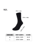Yalion 4er-Set Premium Herren & Damen Business Socken Baumwolle Businesssocken Schwarz 