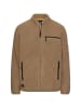 Camel Active Fleecejacke mit Reißverschlussseitentaschen in Sepiabraun