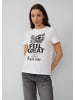 QS T-Shirt in 01D0_weiß