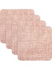 Erwin Müller Untersetzer 4er-Pack Elvas in rosé
