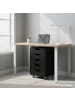 relaxdays Rollcontainer in Schwarz - (B)40 x (H)66,5 x (T)40 cm