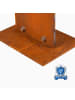 relaxdays Gartendeko "Der schönste Weg" in Braun - (B)20 x (H)55 x (T)15 cm