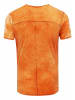 Rusty Neal Color Tie Dye Batik T-Shirt mit Logo-Print in Orange