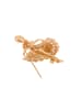 faina Women Pin Back Brooch in Rose Gold