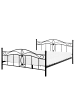 Beliani Doppelbett ANTLIA in Schwarz - (W) 168 x (H) 108 x (L) 209 cm