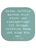 Mr. & Mrs. Panda Untersetzer Spruch Emotionen ausdrücken mit Spruch in Meeresbrise