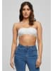 Urban Classics Urban Classics Damen Ladies Laces Bandeau in white