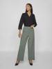 Vila Wide Leg Hose in Duck Green