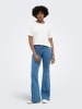 ONLY Flared fit jeans in Medium Blue Denim
