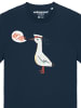wat? Apparel T-Shirt Moin Seagull in Dunkelblau