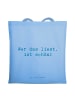 Mr. & Mrs. Panda Tasche Spruch Freude Schön mit Spruch in Sky Blue