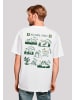 F4NT4STIC Oversize T-Shirt US National Parks Montage in weiß