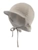 Sterntaler Wende-Schirmmütze Musselin in beige