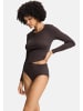 Hanro Maxi Slip Cotton Seamless in Dark mocha