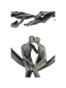 GILDE Skulptur Kiss under Tree bronzefarben - (H) 30 cm