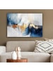 MuchoWow Leinwand Bilder Abstrakt gold