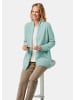 GOLDNER Kurzgröße:  Strickjacke Langarm Cardigan aus Merino in jade / melange