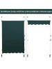 COSTWAY Klemmmarkise 150 cm in Grün