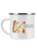 Mr. & Mrs. Panda Kaffeetasse Igel Grillen mit Spruch in Weiß