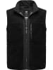 ragwear Plüschweste Noory Vest in Black